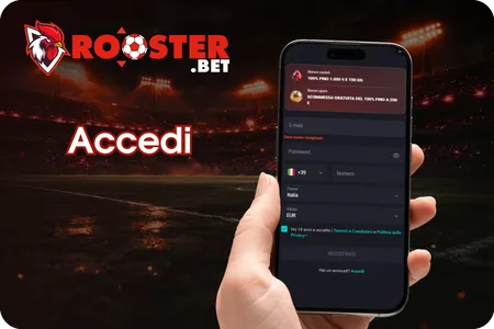 Accedi al RoosterBet